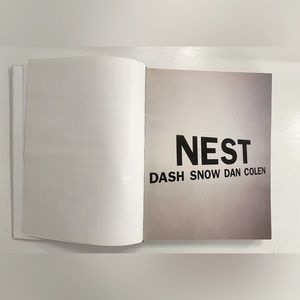 RARE “NEST” Exhibition Book Dash Snow and Dan Colen
